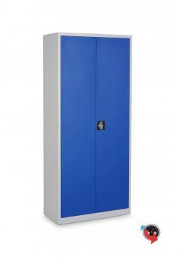 Artikel Nr. 530352 - Stahl-Aktenschrank - Stahlschrank - Werkzeugschrank - 92 x 50  x 195 cm - blaue Türen - extra tief 50 cm - Lieferzeit sofort- Preishammer  ! 